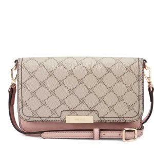 Nine West Lawson Wallet On A String Beige Rosas | 621DUKVJR