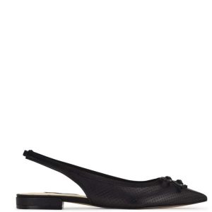 Nine West Livi Destalonadas Pointy Puntera Negros | 652VKPOSN
