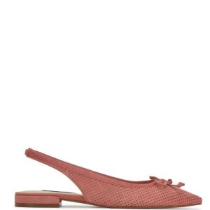 Nine West Livi Destalonadas Pointy Puntera Coral Claro | 891XSTKZG