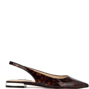 Nine West Lucee Destalonadas Pointy Puntera Marrom | 936ZCGFPD