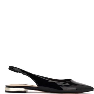 Nine West Lucee Destalonadas Pointy Puntera Negros | 986MECQHG