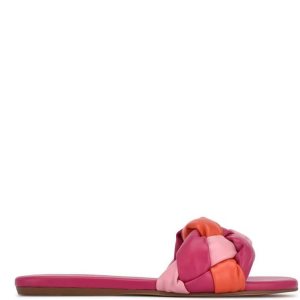 Nine West Lula Planos Chanclas Sandals Rosas Multicolor | 486PNWMEH