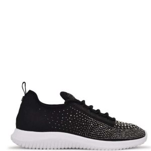 Nine West Mania Sneakers Negros | 258SKDRTN