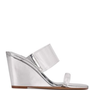 Nine West Nats Wedge Sandals Plateados | 835AFEQSC
