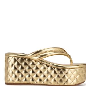 Nine West Newya Plataforma Tanga Sandals | 372UBYPSD