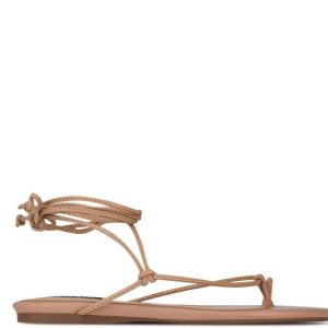 Nine West Pansie Ankle Wrap Planos Rosas | 430GINMWA