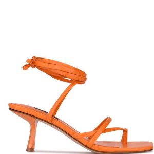 Nine West Pina Ankle Wrap Tacón Naranjas | 912DIQMAN