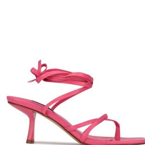 Nine West Pina Ankle Wrap Tacón Rosas | 310PRDAJF