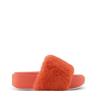 Nine West Rize Plataforma Chanclas Sandals Rojos | 618FMAEGC