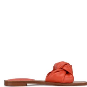 Nine West Rosey Planos Chanclas Sandals Naranjas | 215NGPWQR