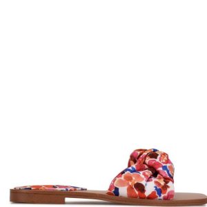 Nine West Rosey Planos Chanclas Sandals Rosas | 950ZPMYGH