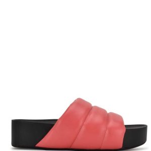 Nine West Sants Plataforma Chanclas Sandals Coral | 510LXFHRS