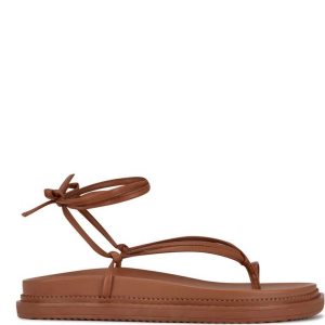 Nine West Sarest Ankle Wrap Sandals | 214UZOPJI