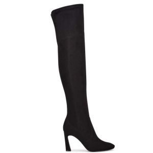 Nine West Sizzle Over The Knee Heel Negros | 680WNHGEO