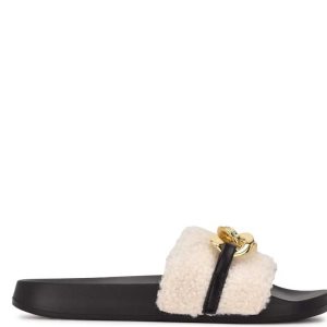 Nine West Slinks Planos Chanclas Sandals Creme | 640WHMUTA
