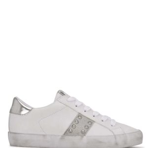 Nine West Sneaks Sneakers Blancos Plateados | 739KOLENG