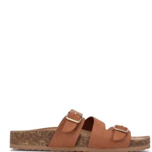 Nine West Sommie Planos Chanclas Sandals Cafes | 518IWBYUM
