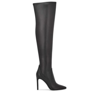 Nine West Tacy Over The Knee Negros | 914ZJLWGO