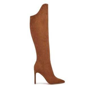 Nine West Teleena Tacón Marrom | 405OFTSBP