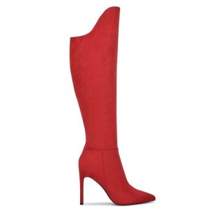 Nine West Teleena Tacón Rojos | 675KJPQDS