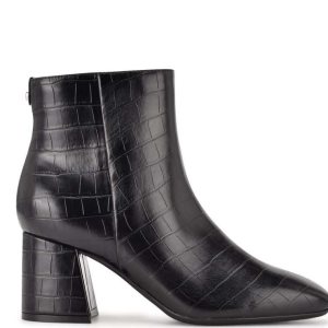 Nine West Vivy 9x9 Tacón Negros | 054YKNDHT