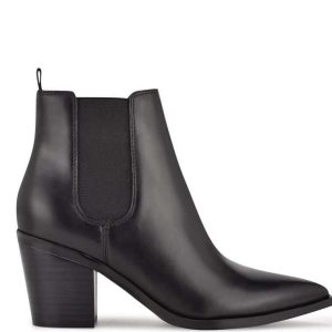 Nine West Wyllis Block Heel Negros | 395ZNYBPS