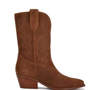 Nine West Yodown Western Marrom | 146AYWQVI