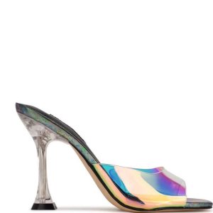 Nine West Zooza Tacón Chanclas Sandals | 841MAPEFX