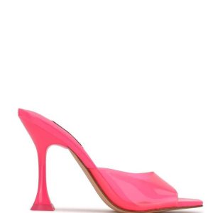 Nine West Zooza Tacón Chanclas Sandals Rosas | 258NBAKTU